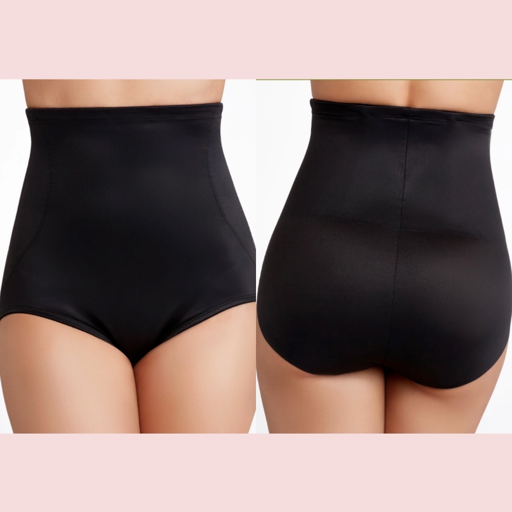 NEW $66 TC Fine [ XL ] Back Magic High Waist Shaping Briefs‎ in Black